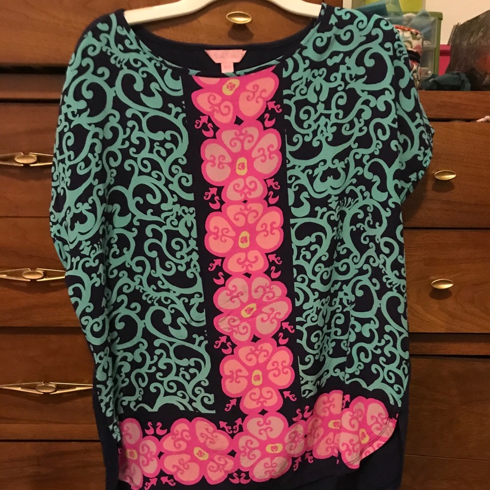 lilly pulitzer fountain hopping Marion Top